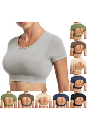 Soutien-Gorge de Sport pour Femme, Soutien-Gorge de Sport rembourré à Bretelles Sexy avec Dos croisé Soutien-Gorge de Yoga po