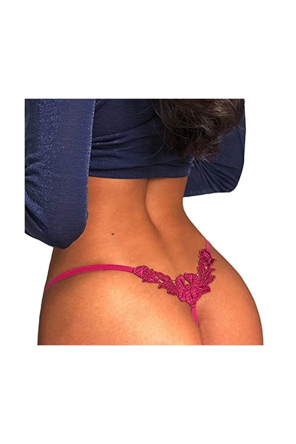 ORANDESIGNE C Noir Culotte sous-Vetements Culotte Hipster Culotte Sexy Culotte en Dentelle pour Femmculottes pour Femmes Croc