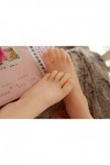 Miwaimao Silicone Mannequin Foot,Silicone Pieds Modèle,modèle de Pied,mannequins réalistes de Pieds Enfant féminins en Silico