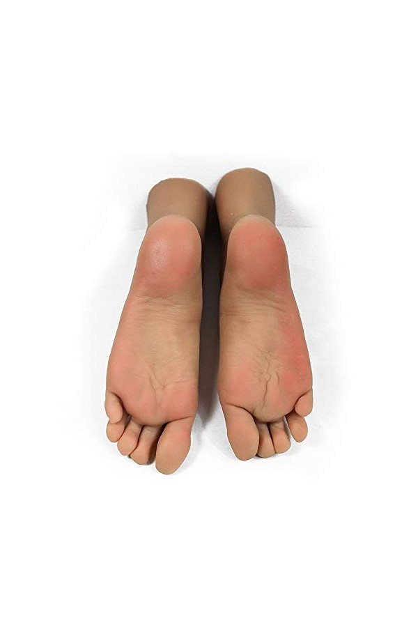WRQ Foot Fetishes,1 Paire Foot Toy-Silicone Mannequin Fétichisme des Pieds- 36A Fille Modèle De Pied Cheville Hobby Pied Cult