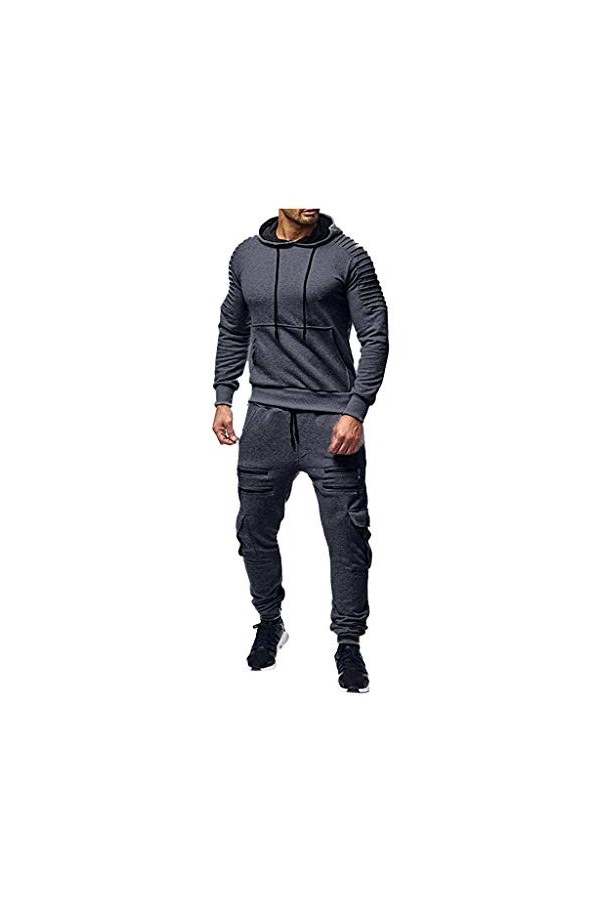 Vexiangni Western Helden Sweat-shirt à capuche avec fermeture éclair pour homme - Survêtement de sport Heeren, Camouflage, M