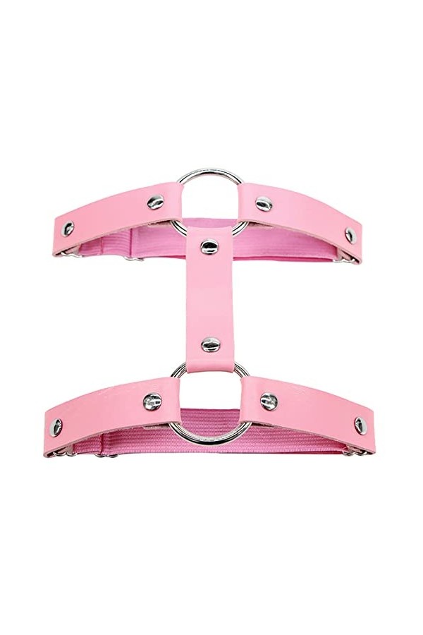 TRENIS 1 PC Femmes Filles Sexy Élastique Jarretière En Cuir Pu Punk Gothique Harnais Réglable Jambe Anneau Femme Jarretières 