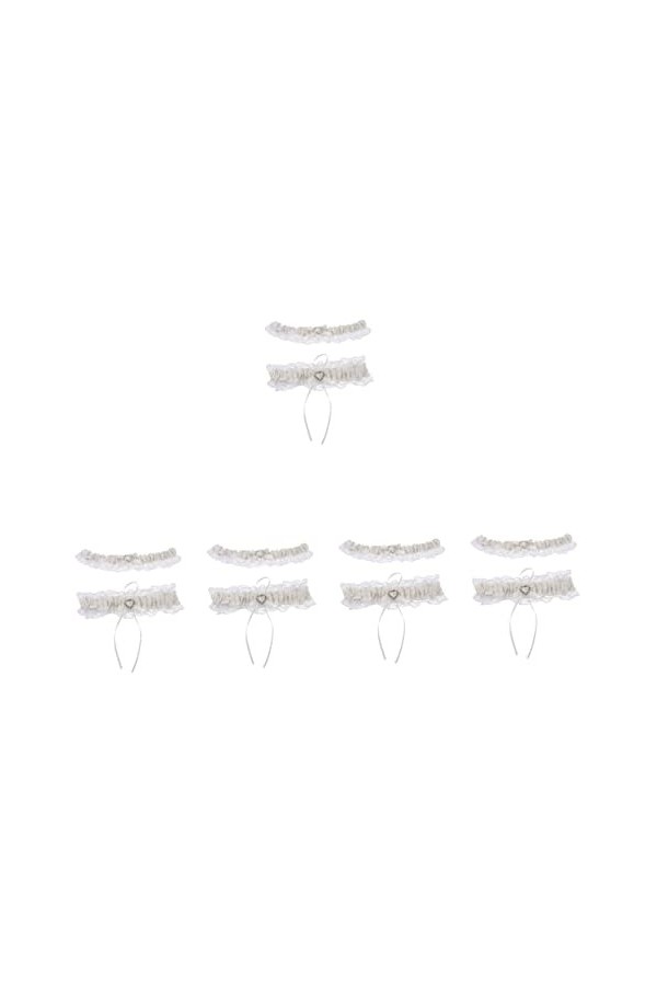 HONMEET Garderie 2 Ensembles Anneau De Jambe Jarretière Ensemble Ensembles De Mariage Jarretière De Mariage Anneau De Jambe e