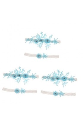 Abaodam 6 Pièces Porte-jarretelles De Mariage Jarretière En Dentelle De Mariée Jarretière De Mariage Jarretelles De Mariée En