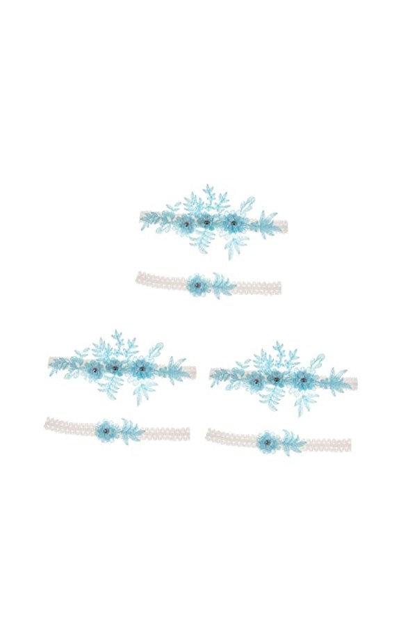 Abaodam 6 Pièces Porte-jarretelles De Mariage Jarretière En Dentelle De Mariée Jarretière De Mariage Jarretelles De Mariée En