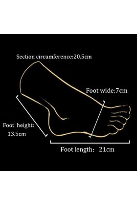 WRQ Foot Fetishes,Foot Toy-Silicone Mannequin Foot Vaisseaux Sanguins Visibles Développement Fétichisme des Pieds-Fille Modèl