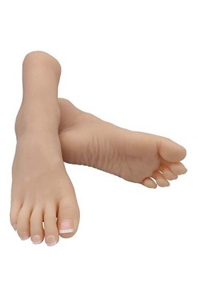 WRQ Foot Fetishes,Foot Toy-Silicone Mannequin Fétichisme des Pieds- 36A Fille Modèle De Pied Cheville Hobby Pied Culture Modè