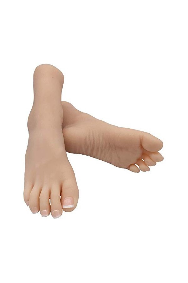 WRQ Foot Fetishes,Foot Toy-Silicone Mannequin Fétichisme des Pieds- 36A Fille Modèle De Pied Cheville Hobby Pied Culture Modè
