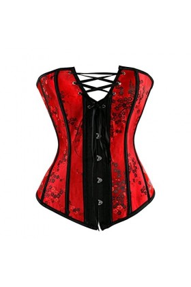 SARGE Sexy Corsets Robes Plus Taille Costume Overbust Burlesque Corset et Jupe Lingerie Ensemble Tutu Corselet Mode Victorien