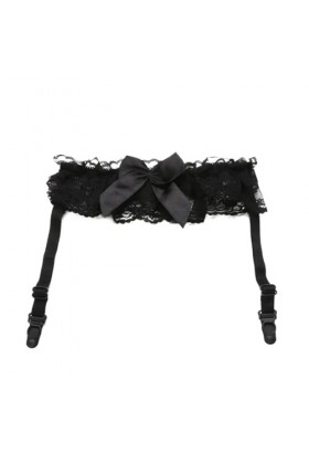 Anneau de Cuisse à nœud Papillon for Femmes, Jarretelles en Dentelle, Jarretelles de Mariage, Cosplay, Bas de Cuisse à la Mod