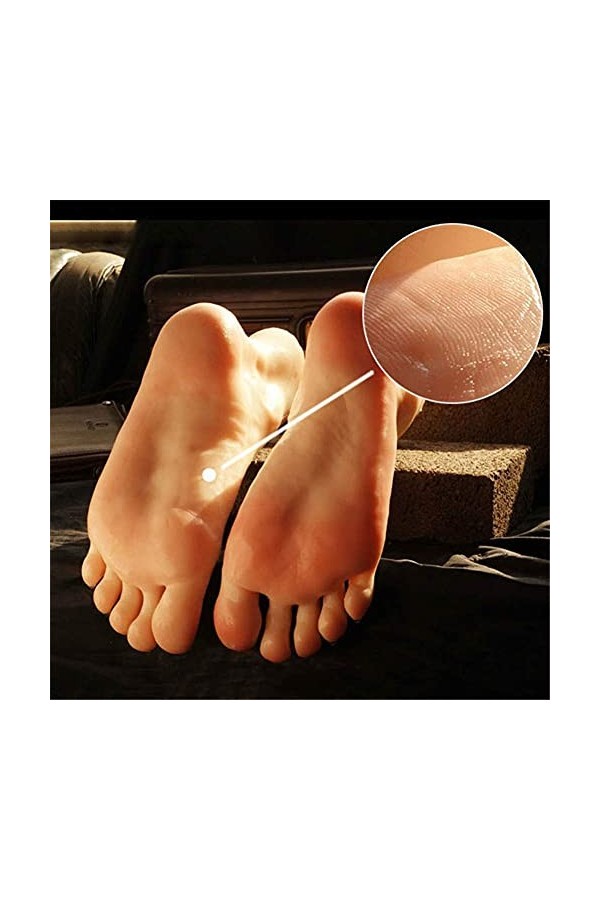 Slud Silicone Pieds Modèle, Foot Fetishes, Pied Fétiches Pied Jouet, Hommes de Pied