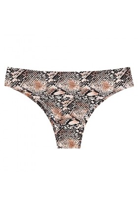 Générique sous-vêtements féminins Culotte léopard Sexy en Soie glacée Respirante Lingerie Ensemble pour D, XXL Strings Cont