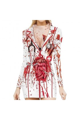 SKFLABOOF Tenue Infirmiere Ecoliere Tenue Adulte Ouverte Party Japonaise Tablier Chambre Sexy Érotique Lingerie Babydoll Pute