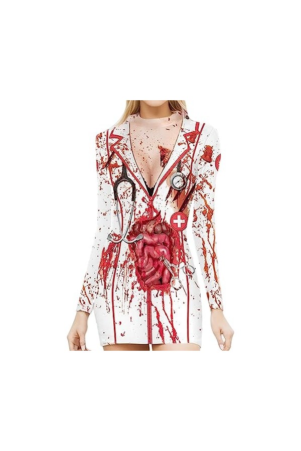 SKFLABOOF Tenue Infirmiere Ecoliere Tenue Adulte Ouverte Party Japonaise Tablier Chambre Sexy Érotique Lingerie Babydoll Pute