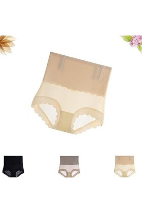 VACSAX Mask Texture Tummy Control Underwear, High Waist Butt Lift. 2PCS-E,XXL 