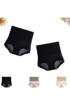 VACSAX Mask Texture Tummy Control Underwear, High Waist Butt Lift. 2PCS-E,XXL 