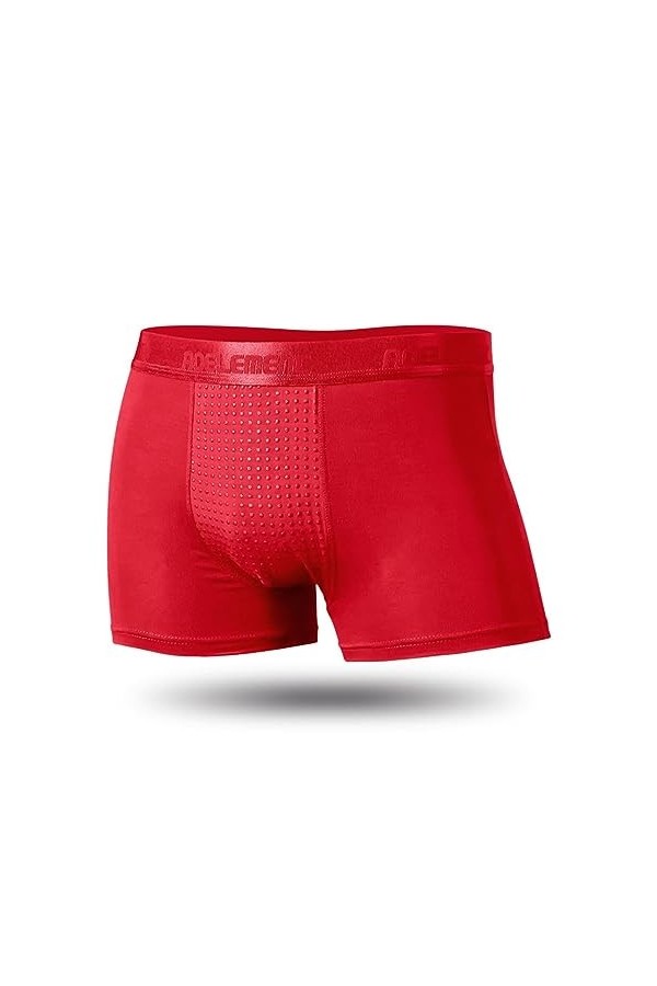 3 Packs Sous-vêtements de Thérapie Magnétique pour Hommes Caleçon Dagrandissement à la Tourmaline Favoriser la Circulation S