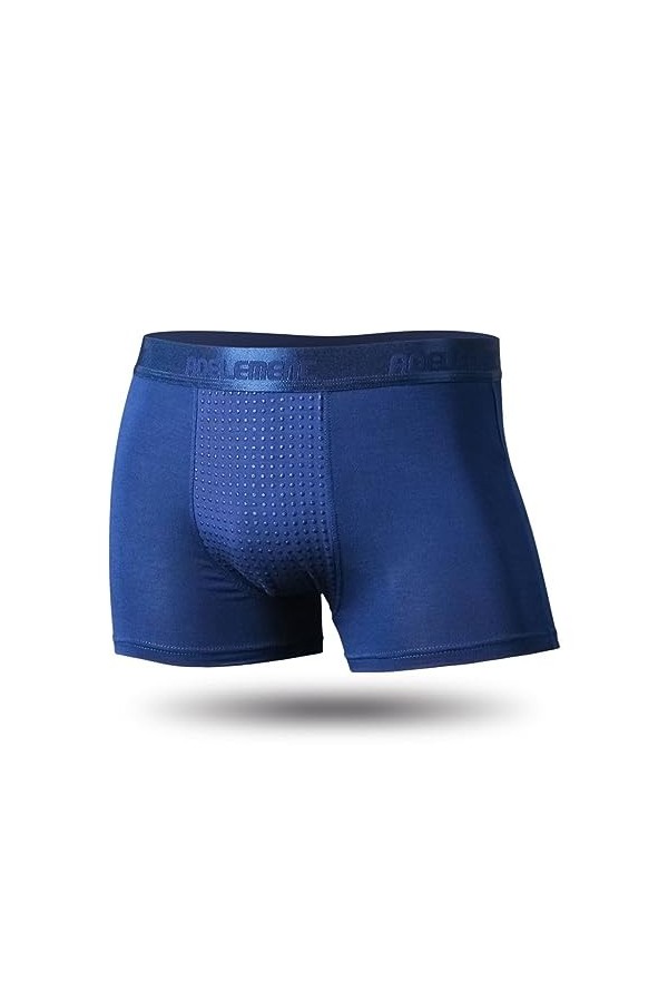 3 Packs Sous-vêtements de Thérapie Magnétique pour Hommes Caleçon Dagrandissement à la Tourmaline Favoriser la Circulation S