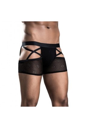 Costumes Érotiques pour Hommes sous-Vêtements Boxer avec Pochette Voir À Travers Les Vêtements Masculins Ensemble de Jeu de R