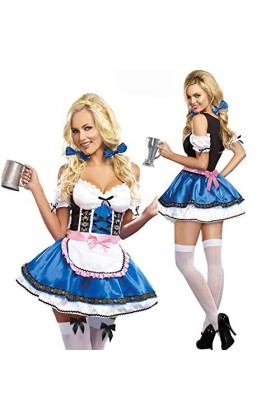 Youyu77 Dentelle Sexy Lingerie Uniforme Ladies Set Cosplay Sexy Sexy Ouverte