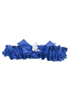 SOIMISS 3 Pcs Jarretières De Mariage Costume Bleu Porte-Jarretelles Blanc Jarretière Robe Jarretière De Mariage Bowknot Porte