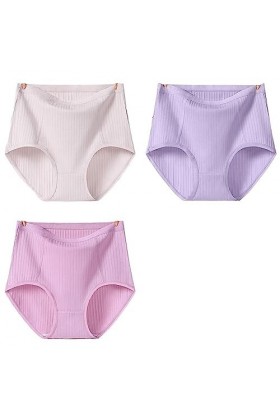 Sous-vêtement court for femme Culotte extensible en coton confortable Culotte extensible Sous-vêtement taille moyenne Culotte