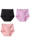 Sous-vêtement court for femme Culotte extensible en coton confortable Culotte extensible Sous-vêtement taille moyenne Culotte