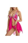 MERNEL Vêtements sexuels Sexy Lingerie Chaude Porno Vêtements De Nuit Babydoll Robe en Dentelle Transparente Vêtements De Nui