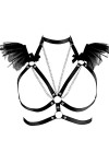 Harnais de corps pour femme - Chaîne de corps en organza - Grande taille - Soutien-gorge punk creux - Pour festival, carnaval
