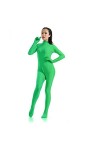KYZTMHC Femmes Unitard Costume Adultes Spandex Zentai Costume Full Body Catsuit Solide Deuxième Peau Justaucorps Color : Blu