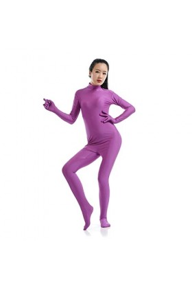 KYZTMHC Femmes Zentai Party Costume Childs Spandex Unitard Stretch Body Respirant Color : Blue, Size : Kid M 110-120cm 