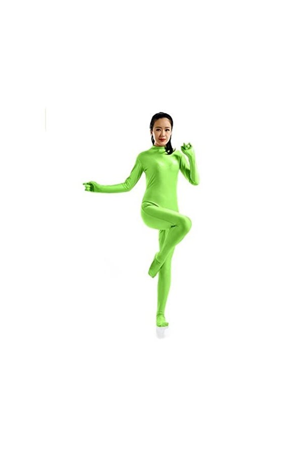KYZTMHC Femmes Zentai Party Costume Childs Spandex Unitard Stretch Body Respirant Color : Blue, Size : Kid M 110-120cm 