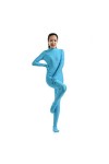 KYZTMHC Unicolor Catsuit Costume Femmes Déguisements Zentai Halloween Cosplay Body Color : Blue, Size : Aldult m 150-160cm 