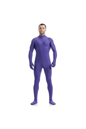 KYZTMHC Adultes Lycra Zentai Costume Stretch Dance Body Outfit Garçons Footed Spandex Body Suit Color : Black, Size : Aldult