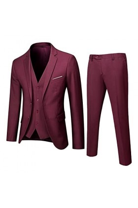 Pantalon de costume pour homme - Noir - Grandes tailles - Stretch - Blanc - Marron - Rétro - Stretch - Bleu - Coupe droite - 