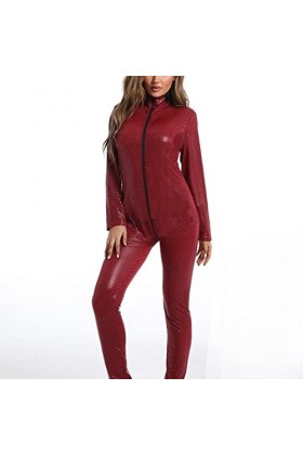 HELLORSOON sous Vêtements Sexy sous-vêtements érotiques Sexy à Double Tirette pour Femmes Tenue Coquine Hot Sexy Red, XXXL 