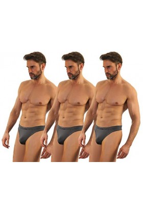 sesto senso Homme String Sexy Thong Micromodal 1-3 Pack Tanga Slips L 3 Pack Graphit