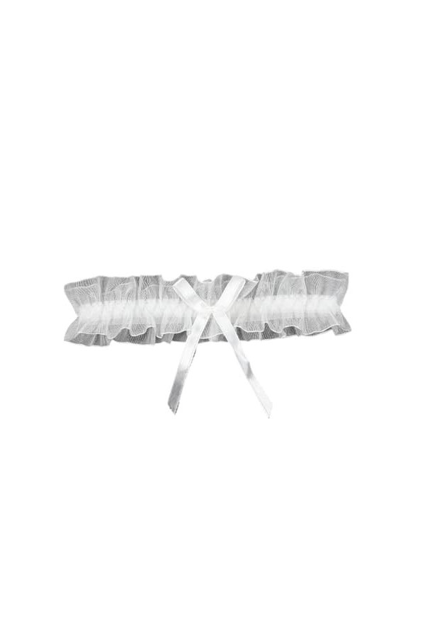 Jarretière de mariée en Dentelle for Femmes, nœuds en Cristal Sexy, jarretière de Mariage, Anneau de Cuisse Extensible Color