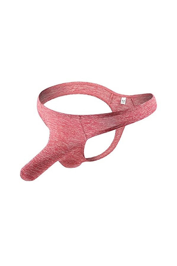 LOEBKE Nez déléphant pour Hommes G-String Ultra-Doux String Slip Elephant Trunk Underwear 3PCS