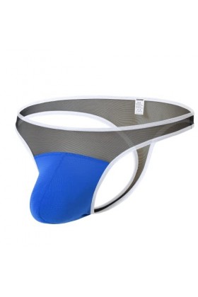 BIATWOWR Sous-vêtements sexy pour homme - String avant bombé - Poche renforcée - String et cordes G - Lot de sous-vêtements p