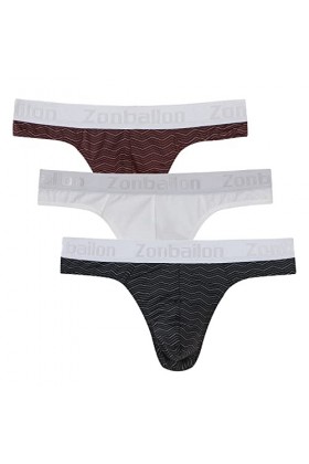 BIATWOWR String sexy pour homme - Dos en T - Sous-vêtement sexy - Taille basse, Lot de 1 : noir, XL