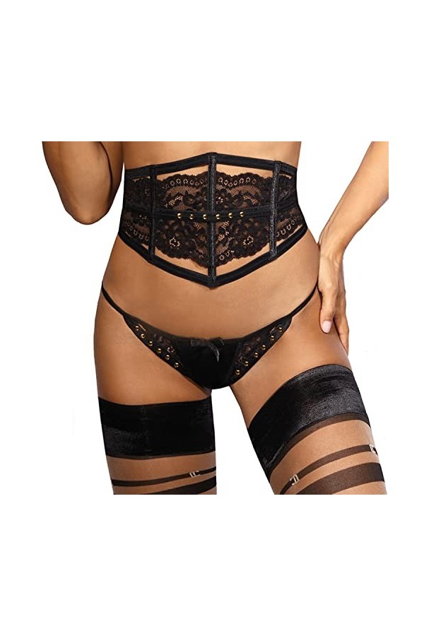 Axami String Sexy V-9788, Noir,XS