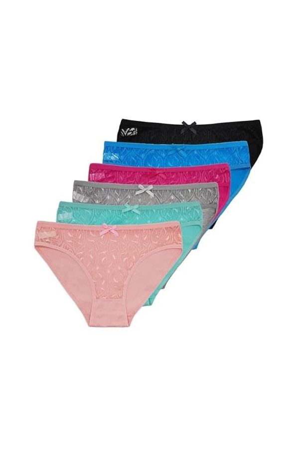 Slip Sexy Culotte en Dentelle Femme Culotte 5 PCS / Ensemble Femmes sous-Vêtements Dentelle Transparent Fille Lingerie Culott