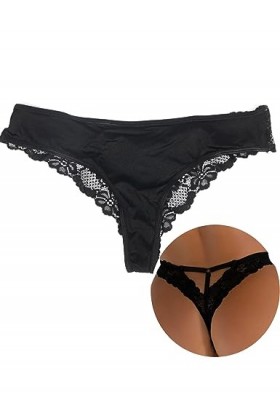 ohyeahlady Culotte Femme Sexy Chic Tanga Dentelle Coton Strings Hot Sexy Femme Culottes Shorties et Strings Grande Taille Lin