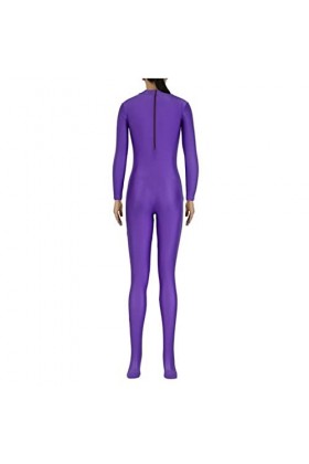 KYZTMHC Cosplay Unitard for femmes Full Body Catsuit Unisexe Spandex Body Halloween Cosplay Zentai Suit Color : Burgundy, Si