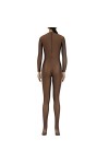 KYZTMHC Cosplay Unitard for femmes Full Body Catsuit Unisexe Spandex Body Halloween Cosplay Zentai Suit Color : Burgundy, Si
