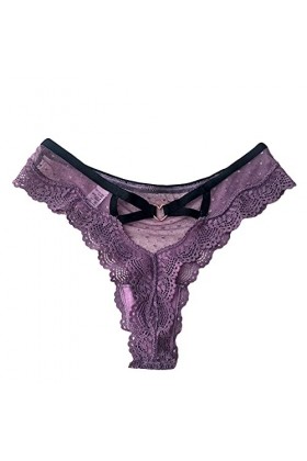 Dasongff Tanga Dentelle pour Femme Culotte Femme Dentelle Thongs Ficelle String Sexy Doux et Confortable Sexy Hot Chaude Nu C