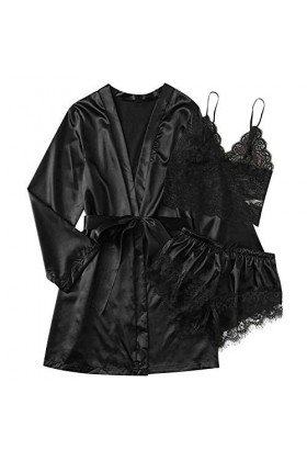 Zshosam Ensemble de lingerie érotique pour femme Sexy Licol Sexy Dentelle Pantalon en Polyester Col en V à lintérieur pour F