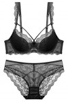 Super Sexy Faire Monter Broderie Ensemble de Soutiens-Gorge Grande Taille Ensemble de Lingerie pour Femmes Tasses en Dentelle