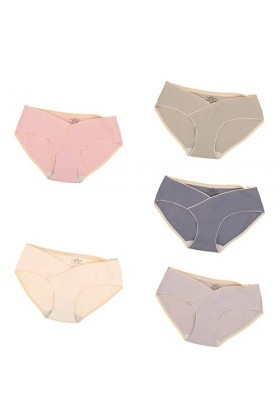 Culotte Femme 3/5/7 pièces sans Couture Culotte Coton Entrejambe Taille Basse Culotte 7 Multicolore XL
